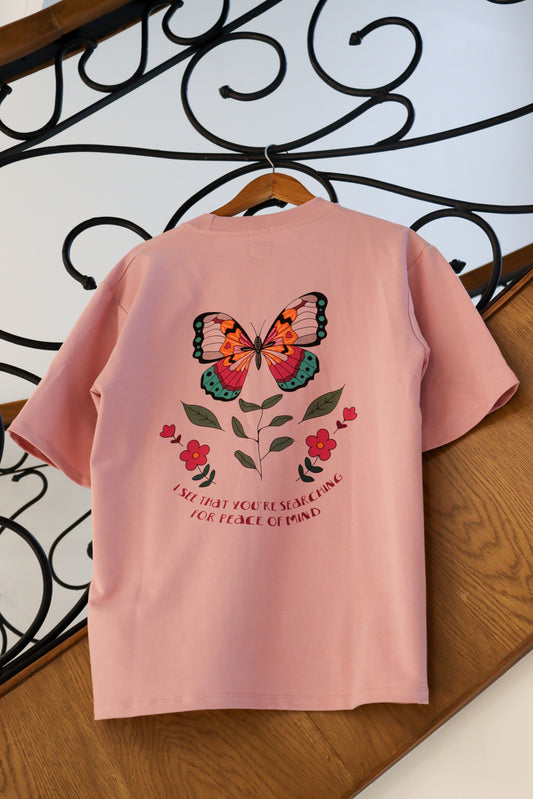 Butterfly Pink -unisex- Oversize T-shirt